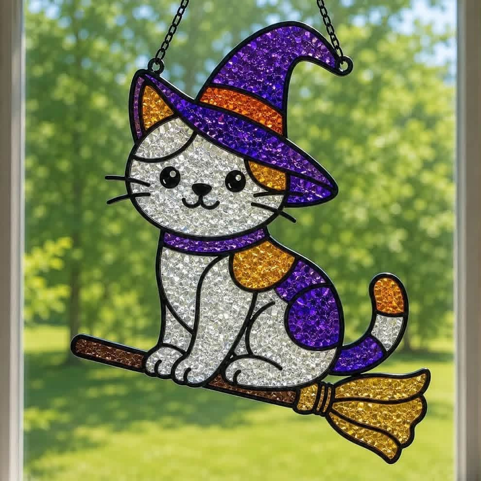 09/30/2026 Halloween Faux Stained Glass Workshop at Campbell Pizza in Los Gatos-Campbell