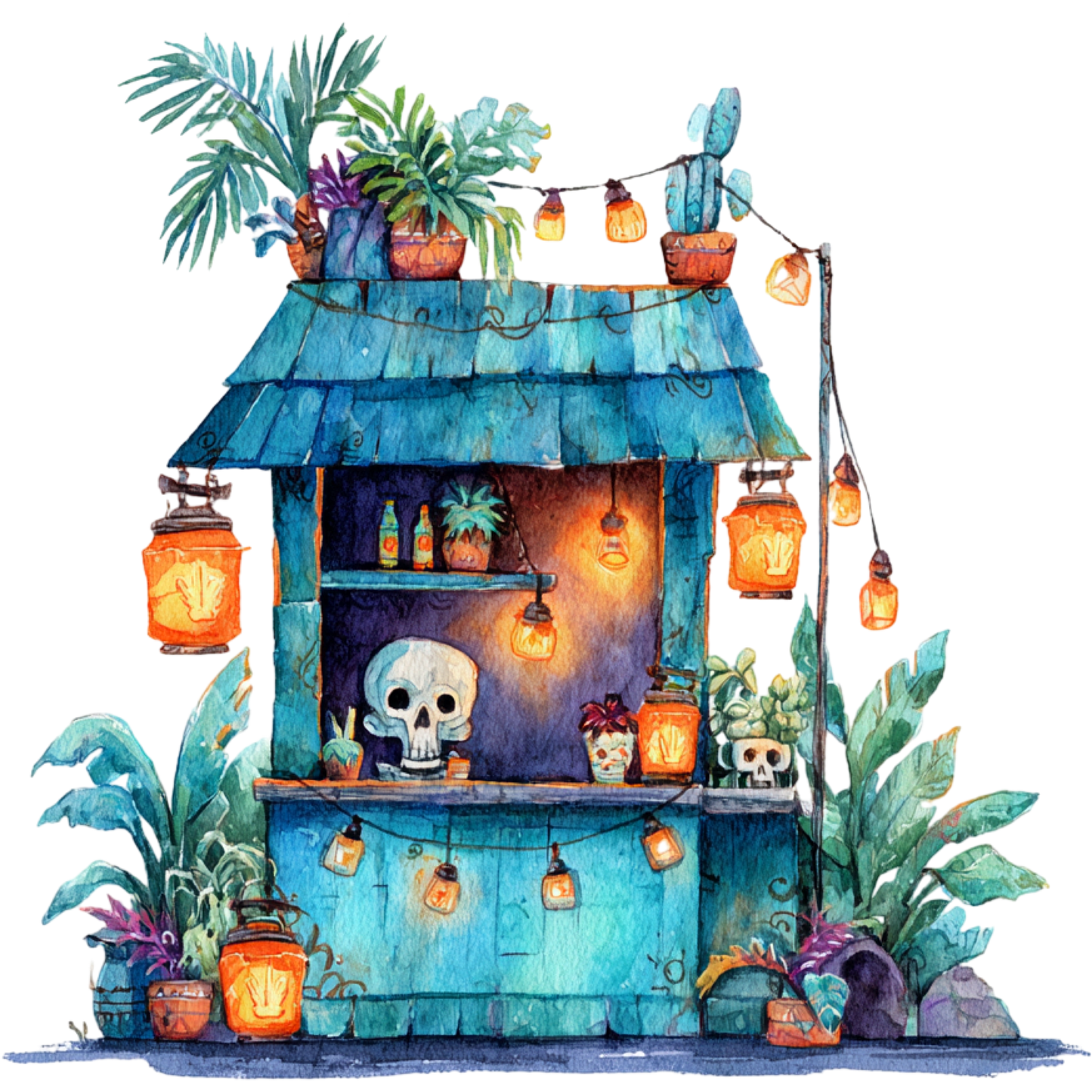 08/30/2026 Summerween Watercolor Workshop in Castro Valley