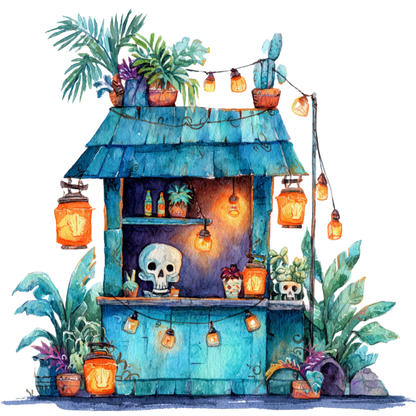 08/30/2026 Summerween Watercolor Workshop in Castro Valley