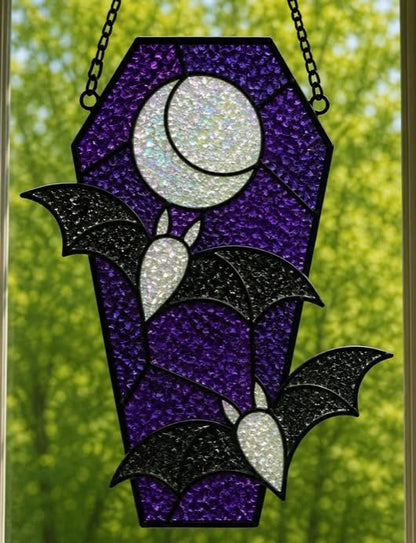 09/30/2026 Halloween Faux Stained Glass Workshop at Campbell Pizza in Los Gatos-Campbell