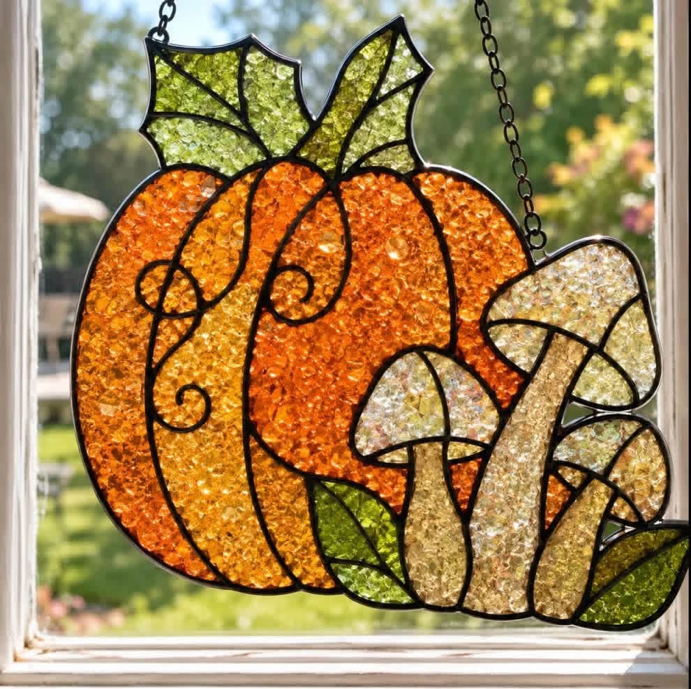 09/30/2026 Halloween Faux Stained Glass Workshop at Campbell Pizza in Los Gatos-Campbell