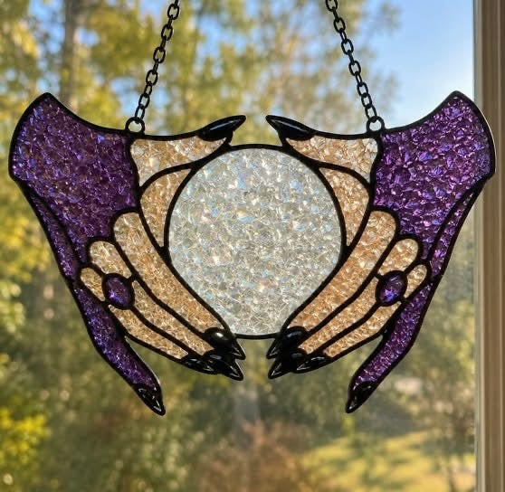 10/16/2026 Witchy Crushed Glass Suncatchers Workshop at Stitch & Revel in Livermore