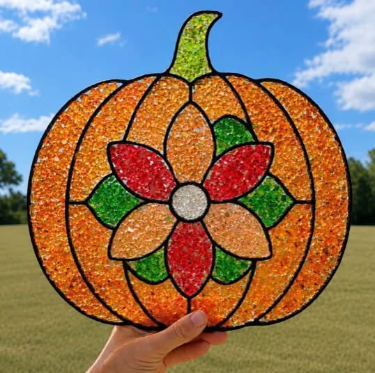 09/30/2026 Halloween Faux Stained Glass Workshop at Campbell Pizza in Los Gatos-Campbell