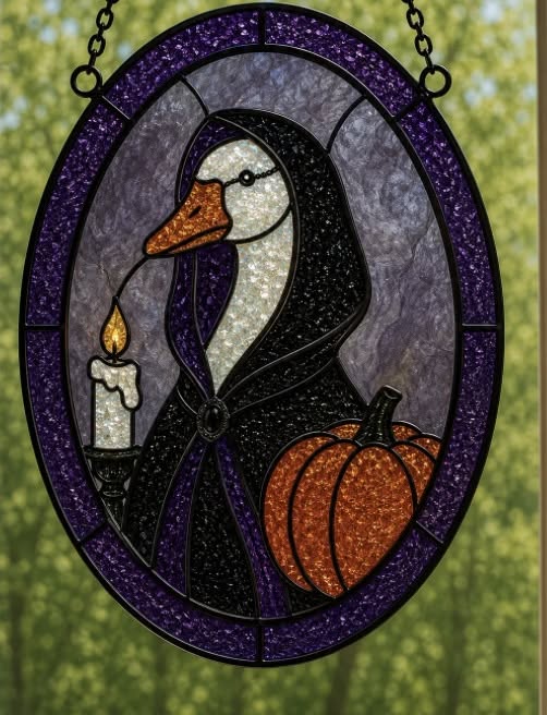 09/19/2026 Halloween Faux Stained Glass Workshop at Saltwater Gifts & Books in Pleasanton