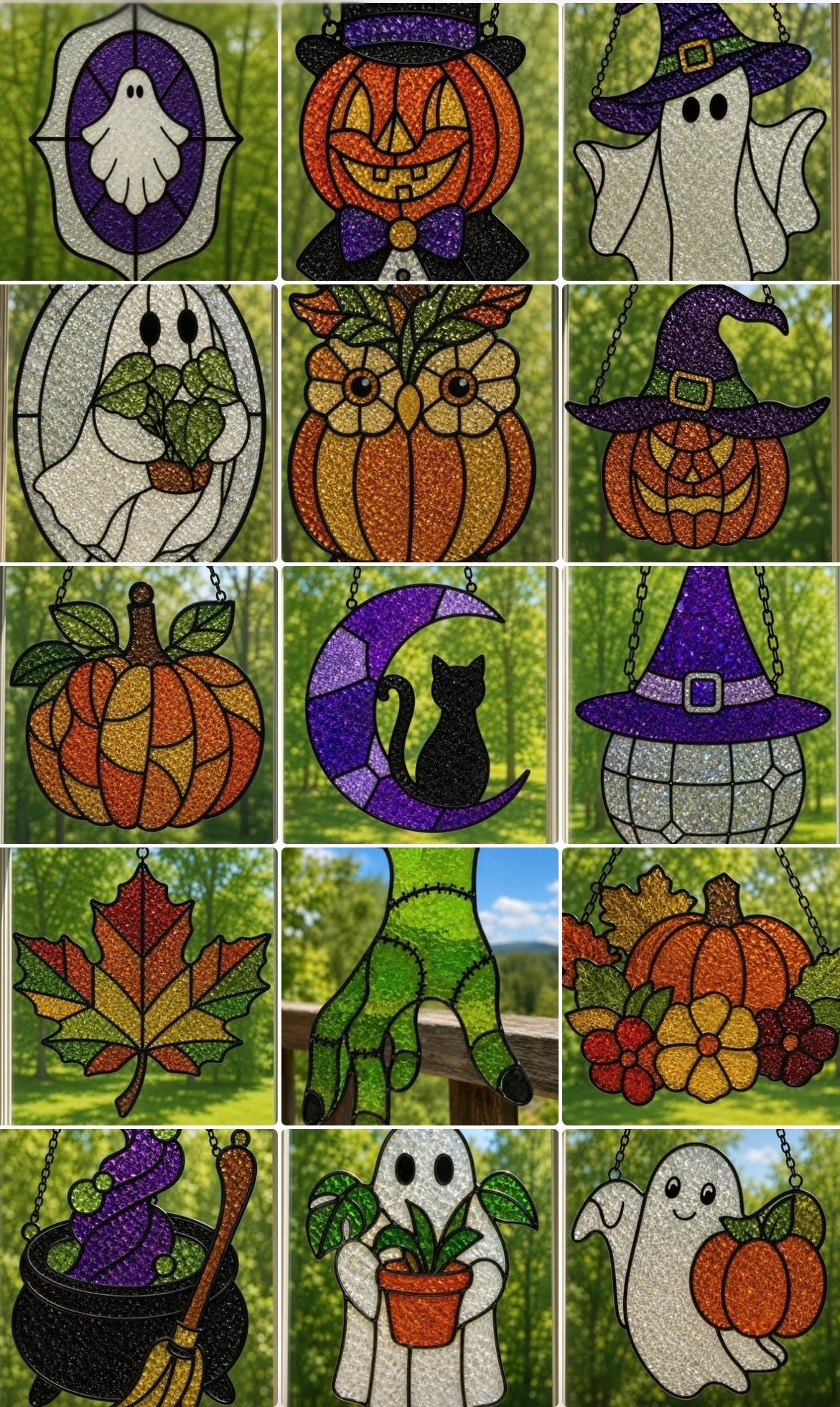 09/19/2026 Halloween Faux Stained Glass Workshop at Saltwater Gifts & Books in Pleasanton