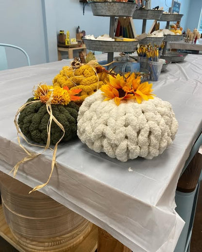 Hand Knit Chunky Pumpkins Workshop