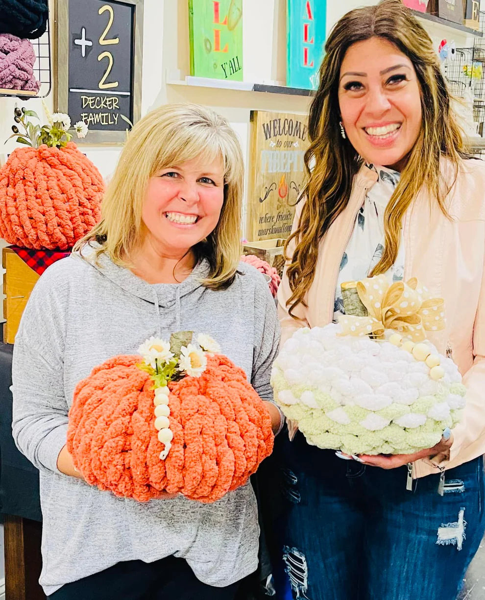 Hand Knit Chunky Pumpkins Workshop