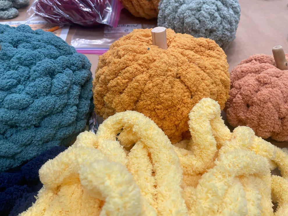 Hand Knit Chunky Pumpkins Workshop
