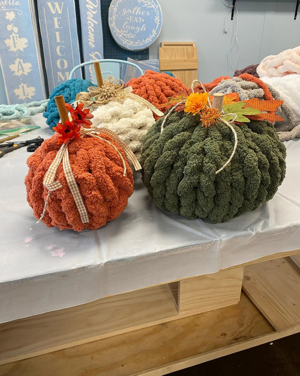 Hand Knit Chunky Pumpkins Workshop