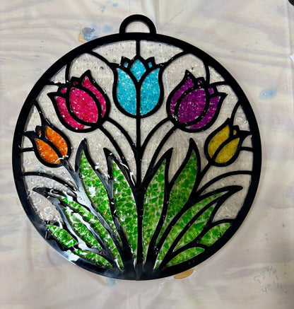 Crushed Glass Suncatchers Workshop