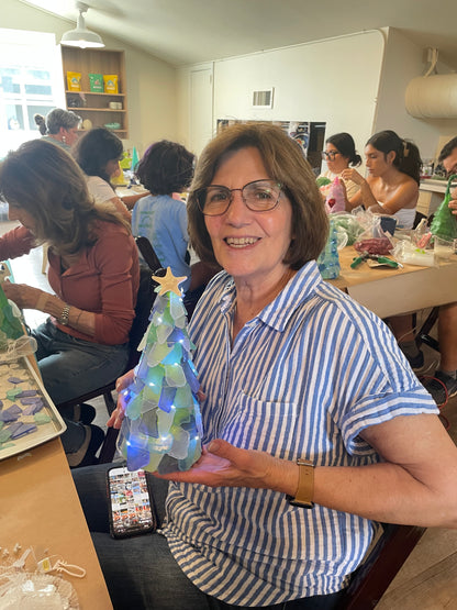 09/27/2026 Grinch and other Sea Glass Tree Workshop at Saltwater Gifts & Books in Pleasanton
