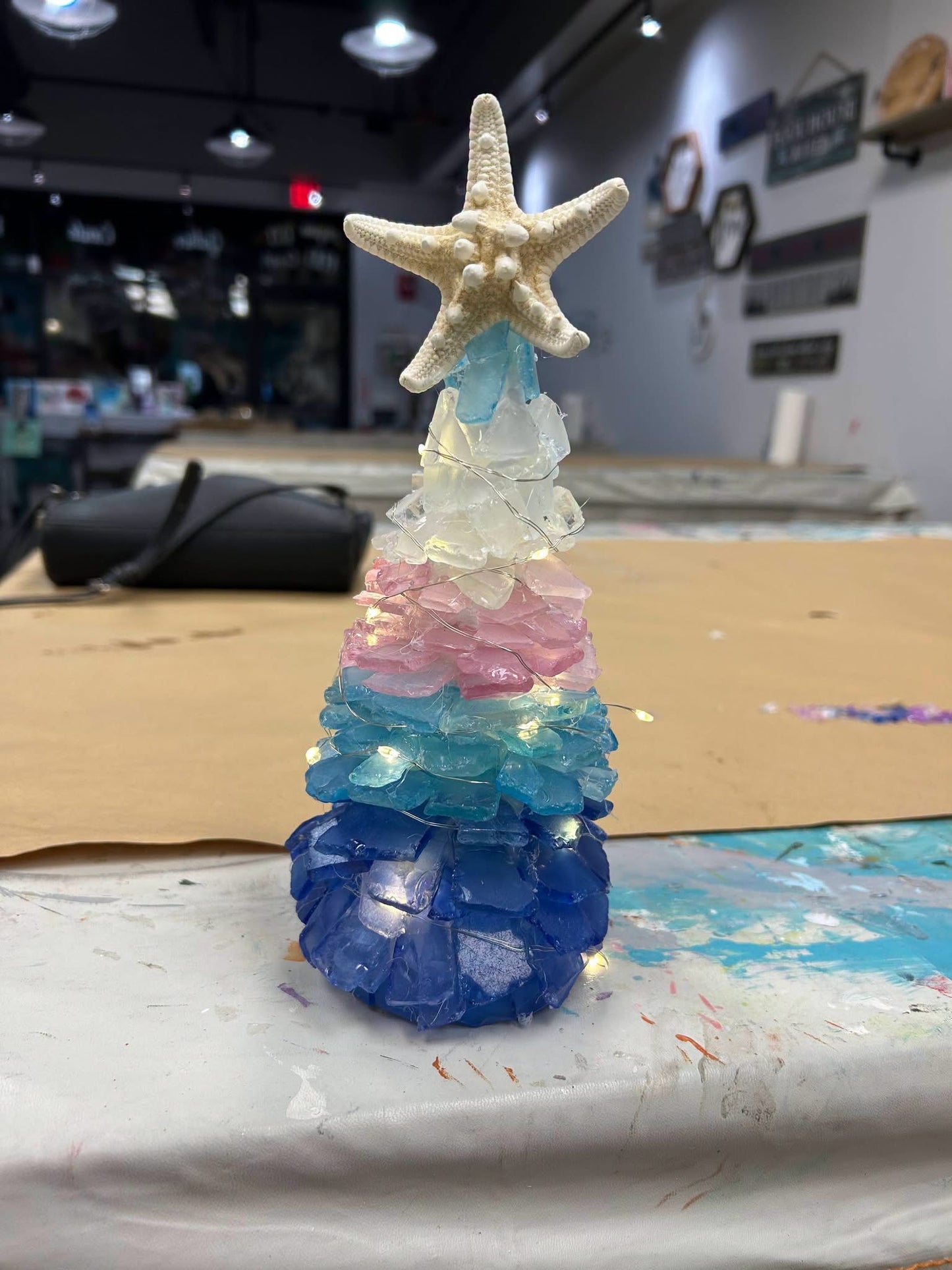 09/27/2026 Grinch and other Sea Glass Tree Workshop at Saltwater Gifts & Books in Pleasanton