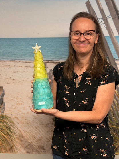 11/14/2026 Grinch and other Sea Glass Tree Workshop at Saltwater Gifts & Books in Pleasanton