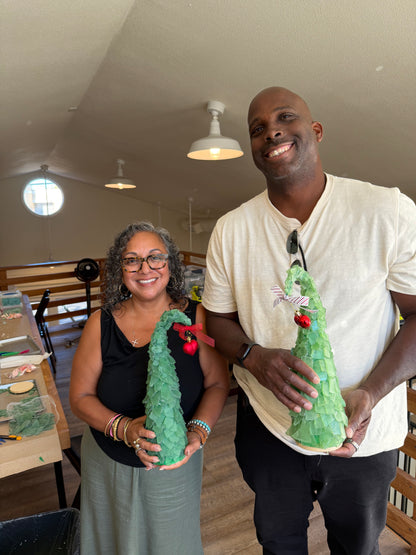 11/14/2026 Grinch and other Sea Glass Tree Workshop at Saltwater Gifts & Books in Pleasanton