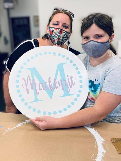 Round Signs Workshop - KID FRIENDLY