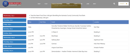 07/01-02/2026 Crafting Demonstrations at the Alameda County Fair in Pleasanton