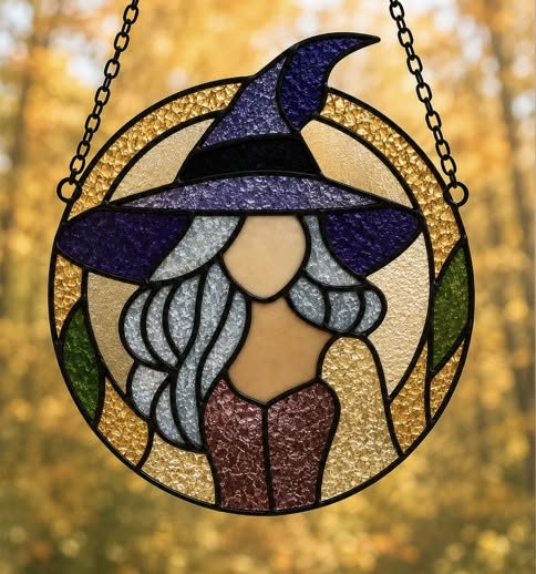 09/19/2026 Halloween Faux Stained Glass Workshop at Saltwater Gifts & Books in Pleasanton